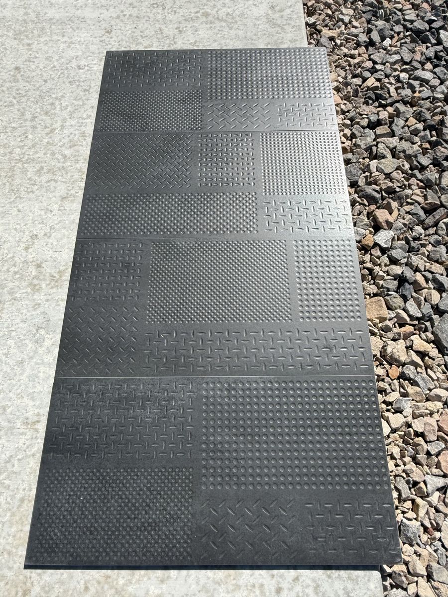 12x24 forge dark metal mix tile