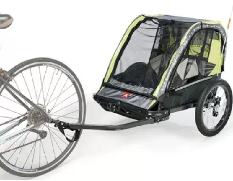 Allen Sports Steel 2-Child Bike Trailer Cargo