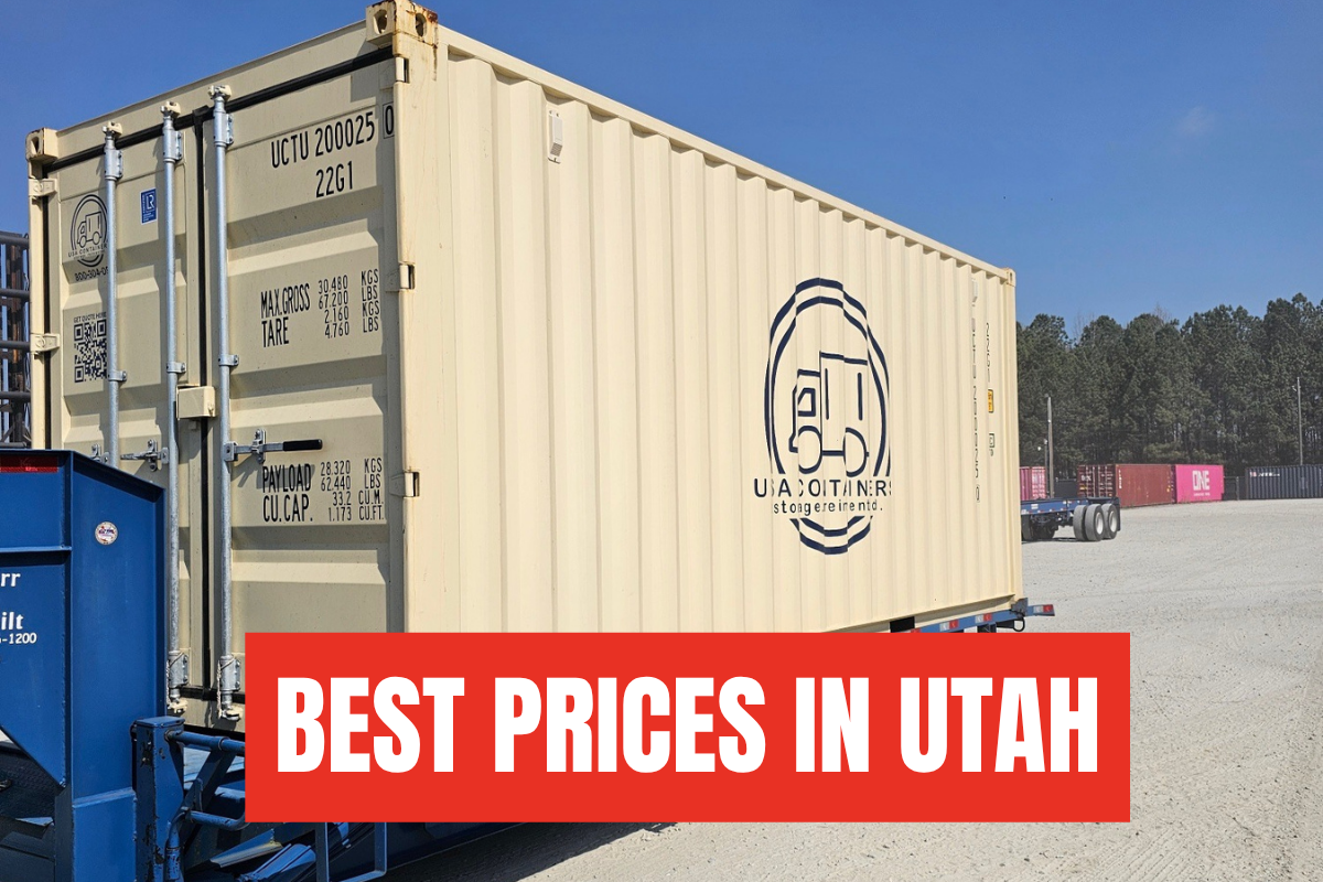 20ft Shipping Container One Trip – For Sale – Salt Lake City