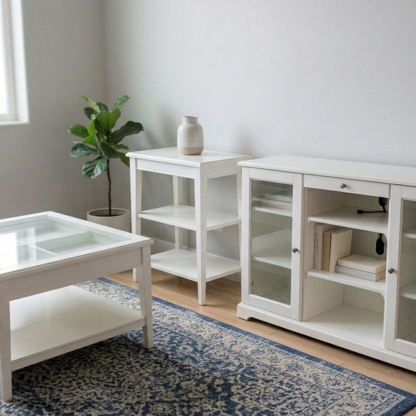 IKEA LIATORP Bundle | Coffee, Side & Media Console