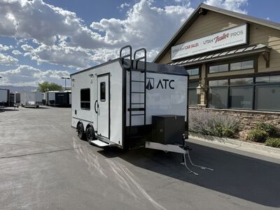 8x16 / 8.5x16 Sto 450 Toy Hauler Travel Trailer Enclosed All Aluminum, A/C ATC Trailers 2026