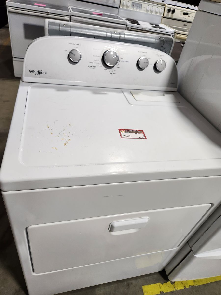 Whirlpool White Electric Dryer with AccuDry - Used