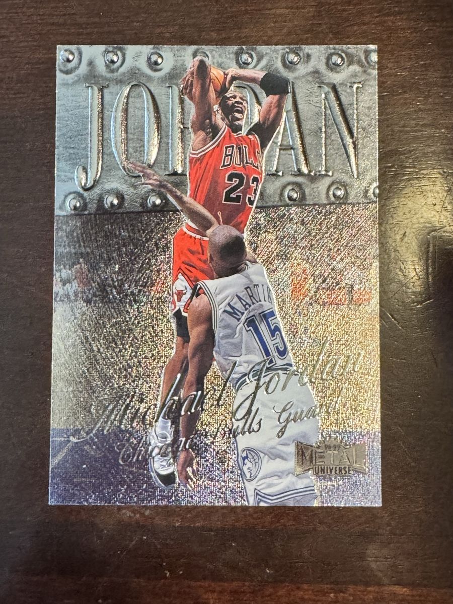 1998 Michael Jordan Skybox Metal Universe #1 Chicago Bulls