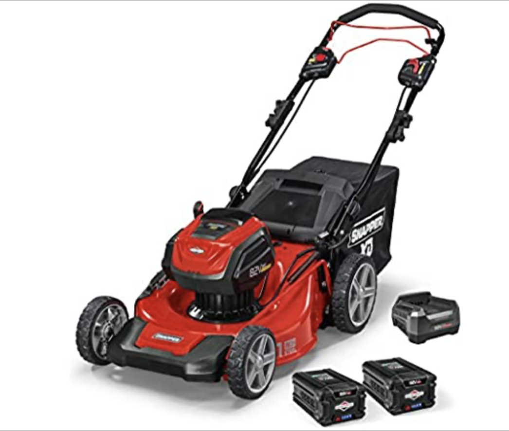 NEW Snapper 21 inch Self Propelled Mower with 2 Batteries and Charger