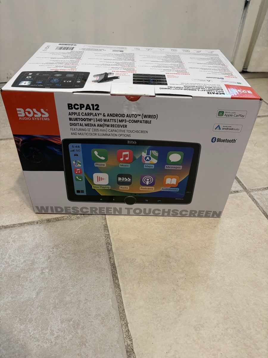 Boss 12in Floating Touch screen Stereo