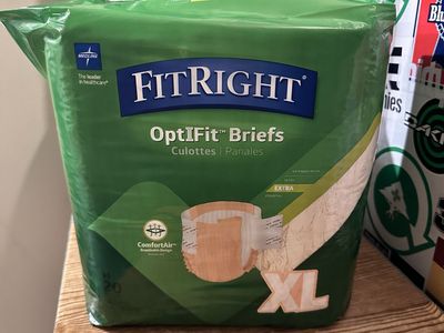 New Fit Right Adult Briefs