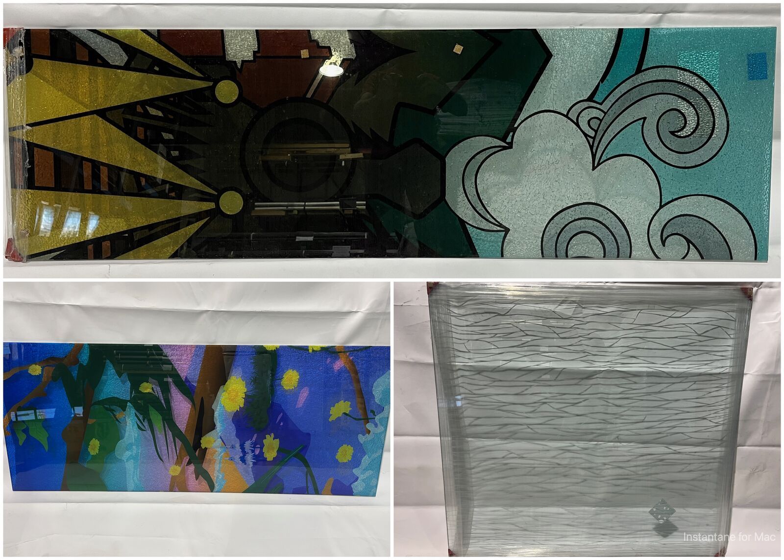 NEW Architectural Glass Panels - 1/2 inch Thick - Priced Individually - DEEP DISCOUNT!