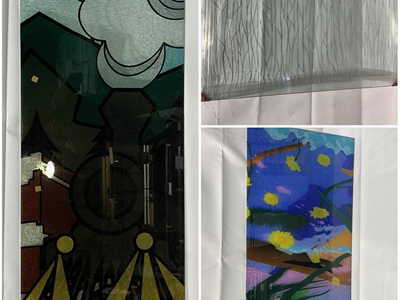 NEW Architectural Glass Panels - 1/2 inch Thick - Priced Individually - DEEP DISCOUNT!