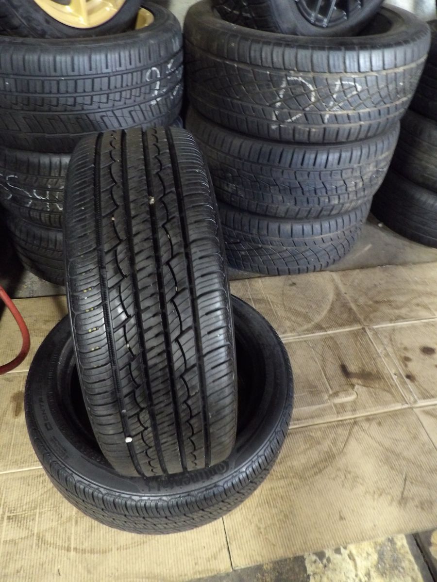 205/50R17 CONTINETAL CONTROL CONTACT PAIR OF TWO USED TIRES 