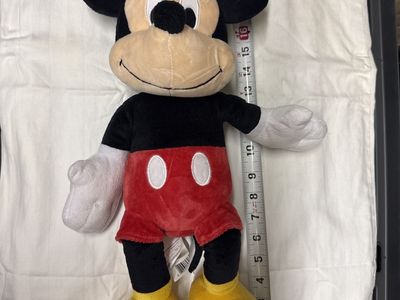 Disney Mickey Mouse 16-Inch Plush Stuffed Animal Toy