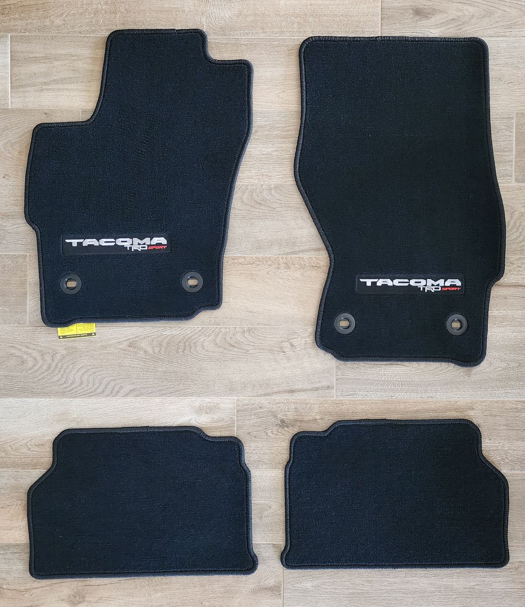 Brand New 4th Gen Toyota Tacoma TRD Sport Black Floor Mats