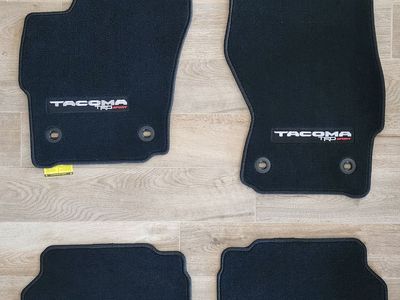 Brand New 4th Gen Toyota Tacoma TRD Sport Black Floor Mats
