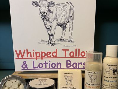 Whipped Tallow Body Butter And Lotion Bars