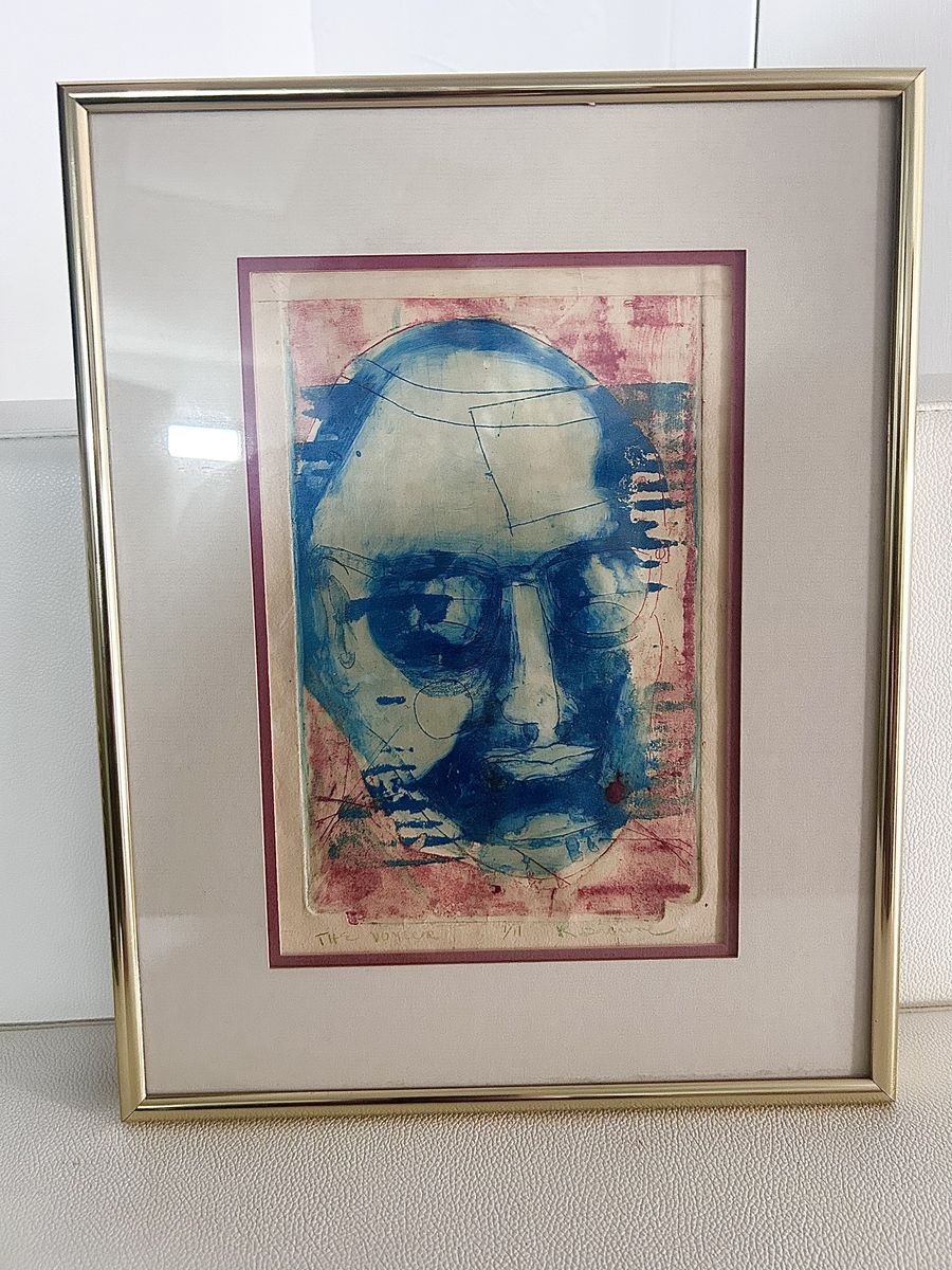 K. Browne Signed Limited Ed 7/11 Watercolor