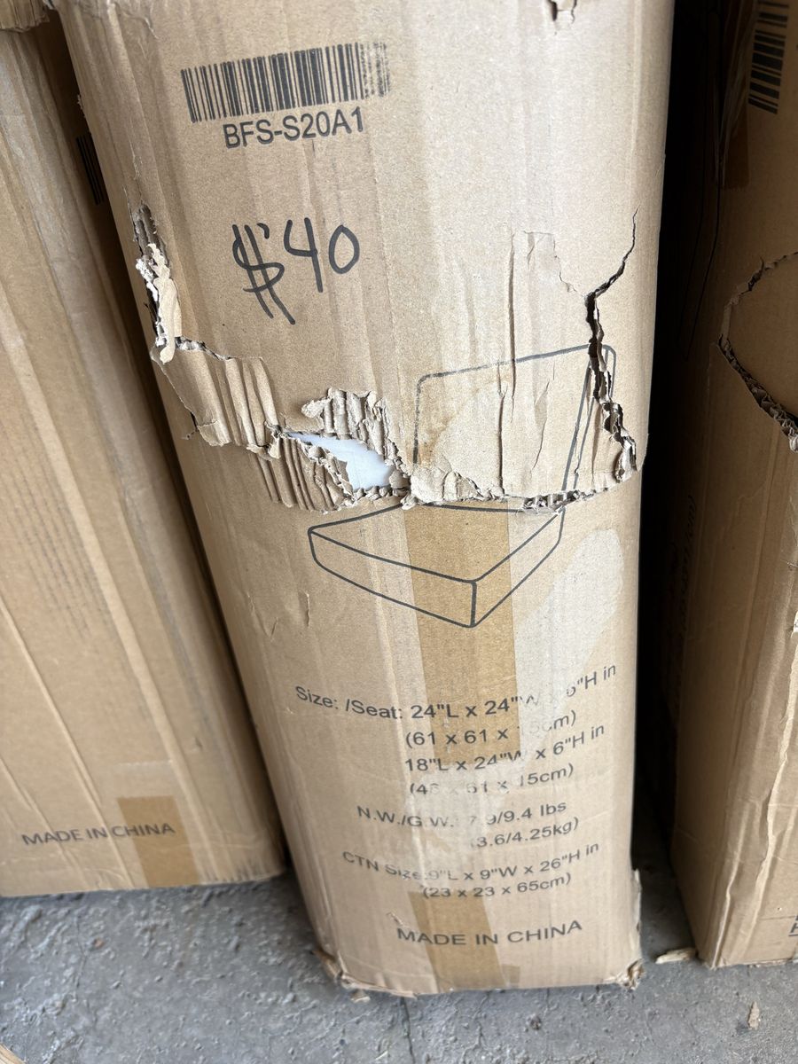 Brand New  Seat Cushion - 24"L x 24"W x 6"H