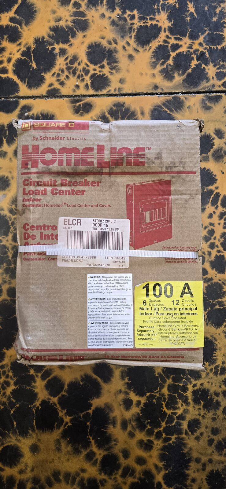 Square D by Schneider Electric HOM612L100SCP Homeline 100 Amp