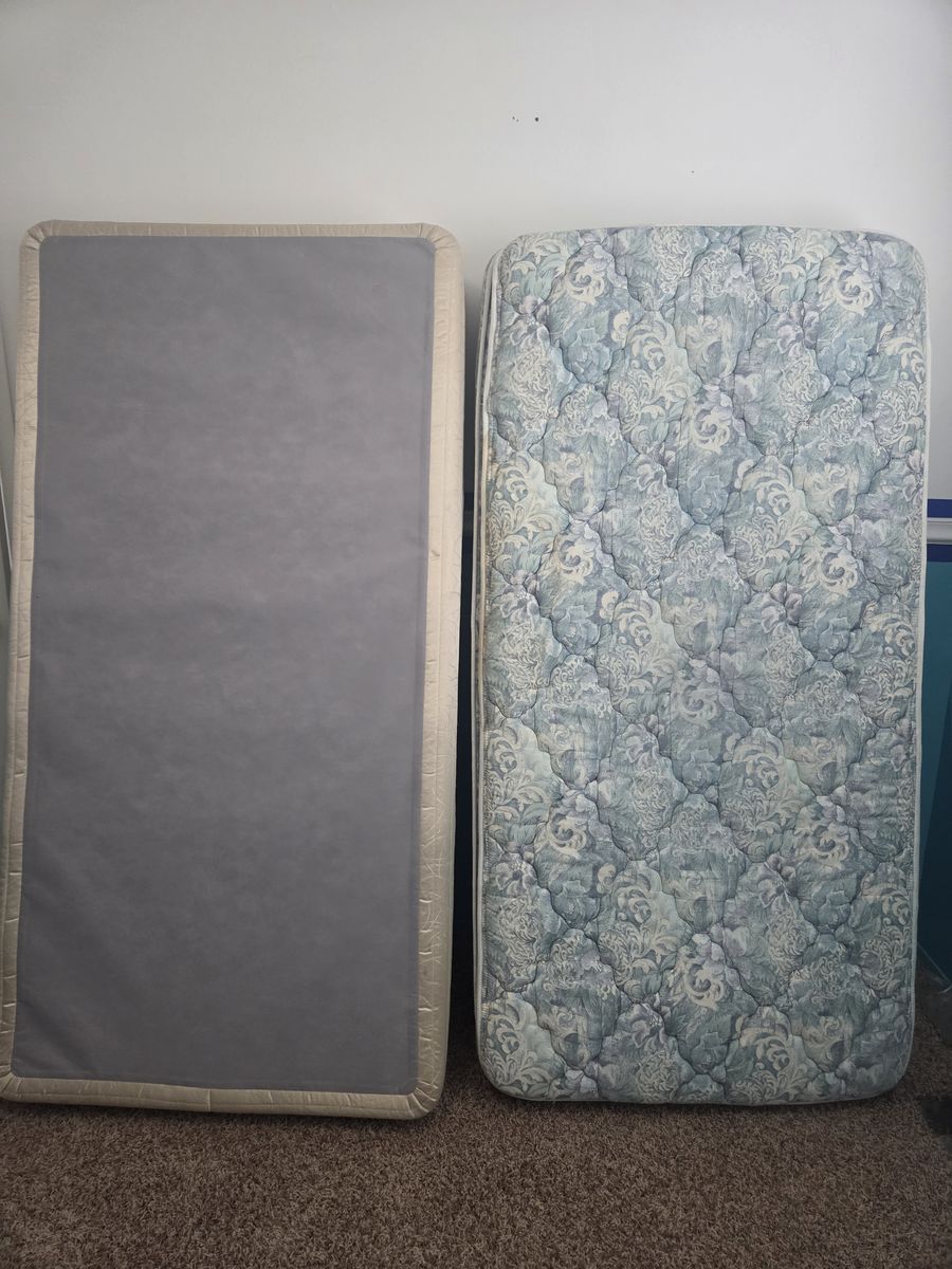 Free twin mattress and box spring