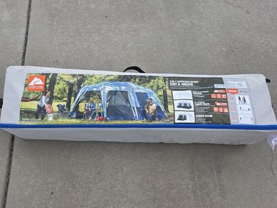 Ozark Trail 5-in-1 Convertible Instant Tent & Shelter, 4-8 Person, 15'x9', Screen Room