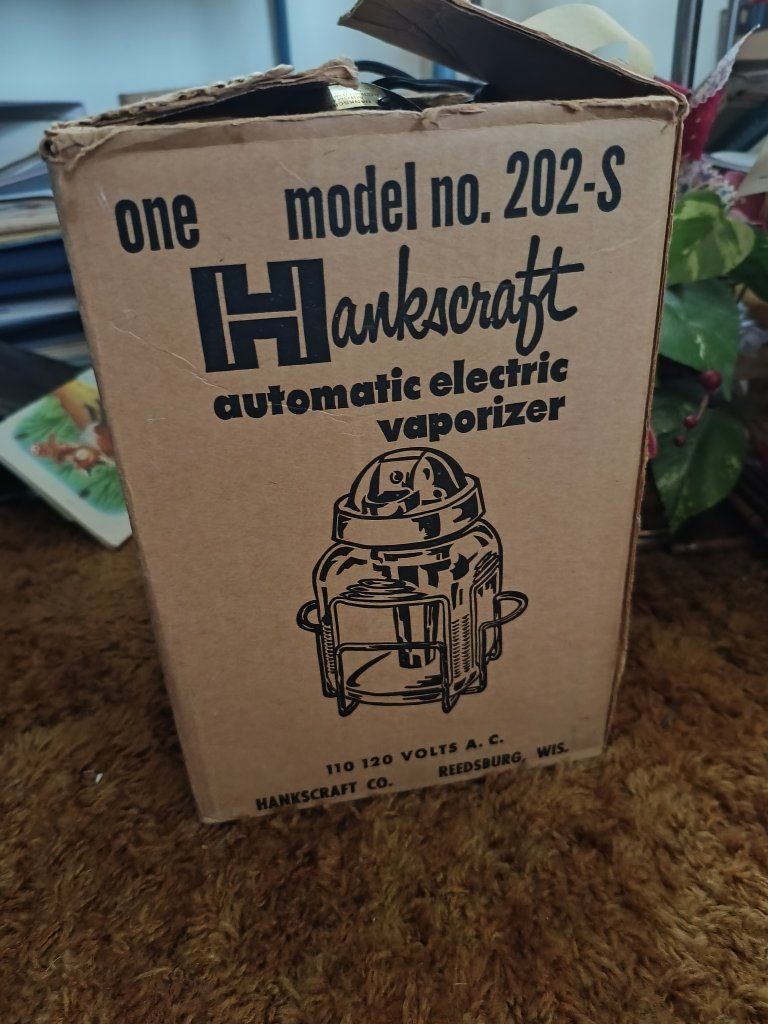Vintage Hankscraft Automatic Electric Steam Vaporizer Model 202-S
