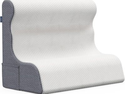 NEW Ergonomic Multi-Position Bed Wedge Pillow, Patented Contour Design Support Pillow for Back, Legs & Reclining Comfort