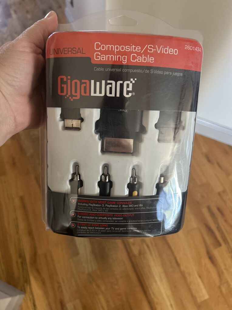 Cables- Composite/S-video Gaming Cable