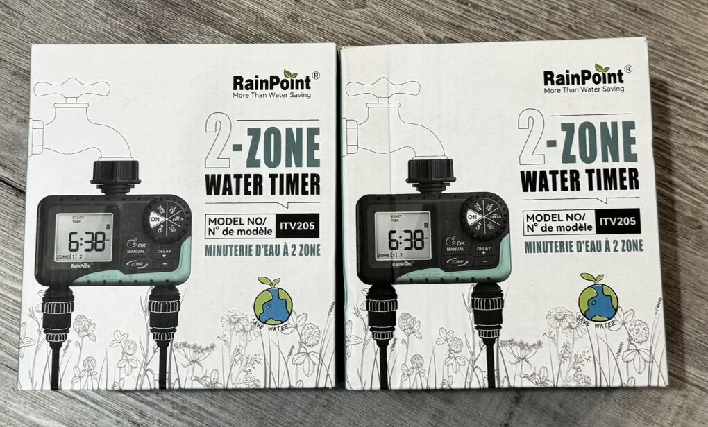 RainPoint 2 Zone Sprinkler Timer X2