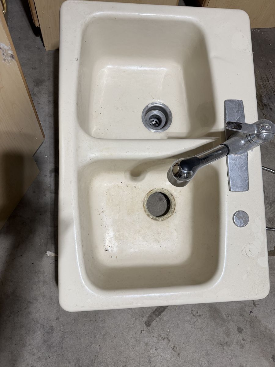 Kitchen Cabinets and sink