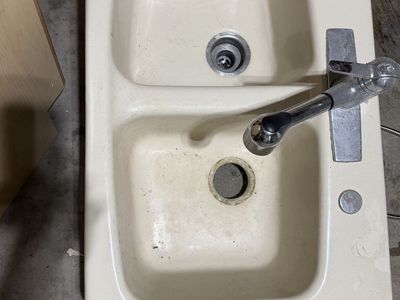 Kitchen Cabinets and sink