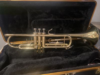 Bach TR300H2 trumpet with case and valve oil