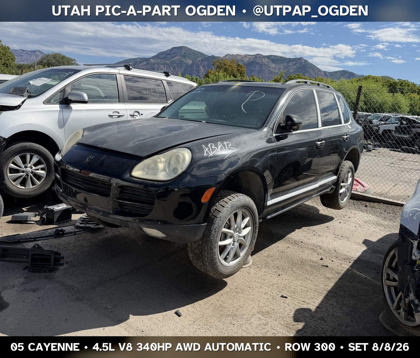 New Arrival - 2005 Porsche Cayenne Parts - UTPAP Ogden