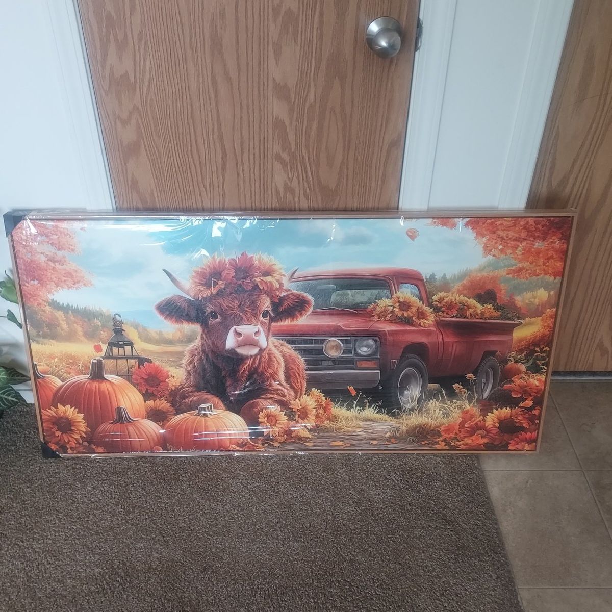 Framed Canvas Wall Art 48" x 24" (NEW)