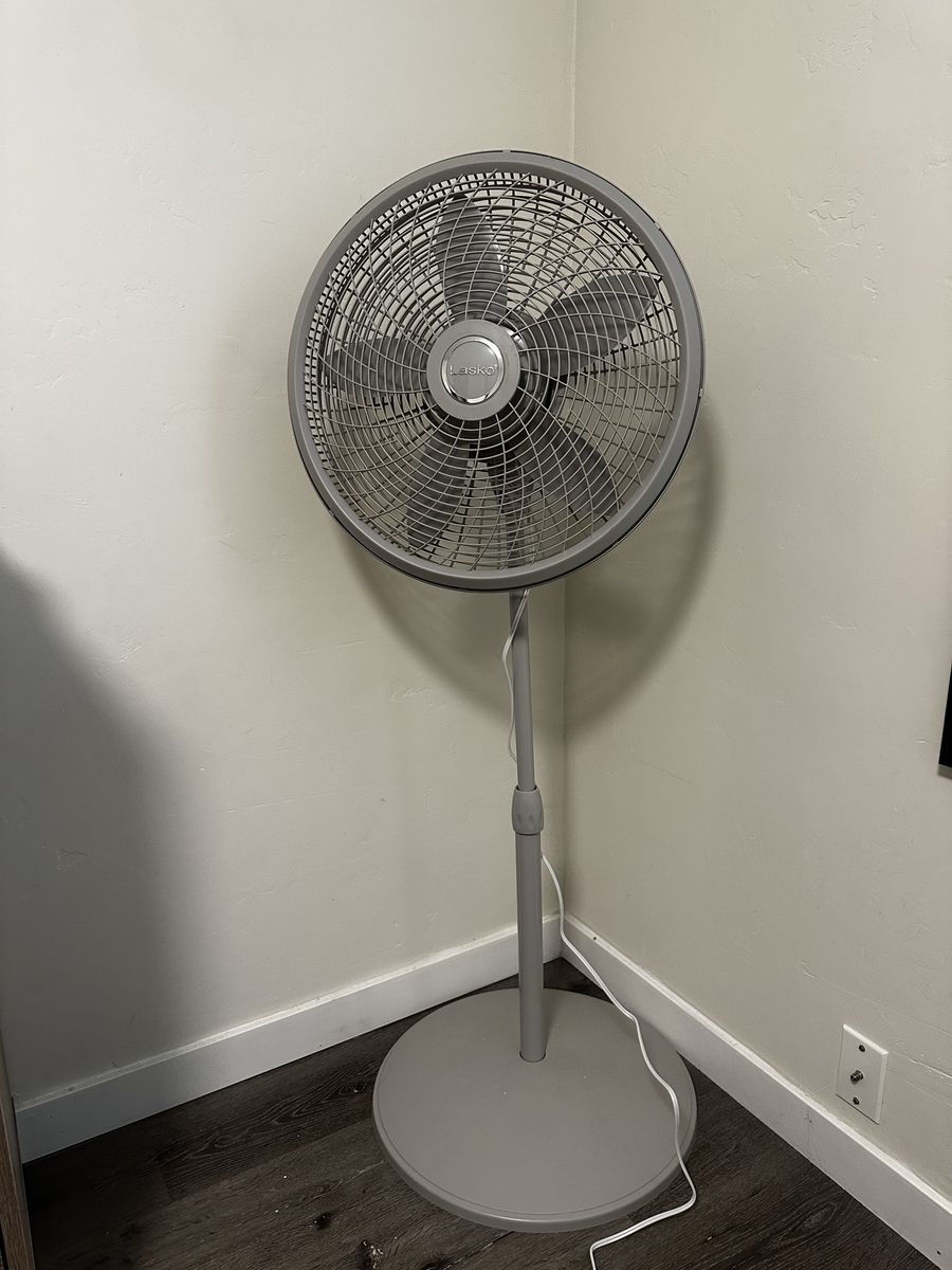 Lasko 18" Oscillating Pedestal Fan - 3 Speed Adjustable Height
