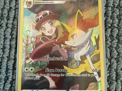 Pokemon TCG Braixen Trainer Gallery TG01/TG30 Silver Tempest Ultra Rare Card