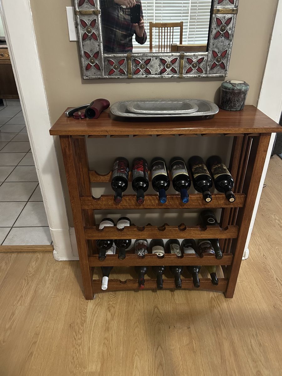 Bassett Mission Style Wine Rack