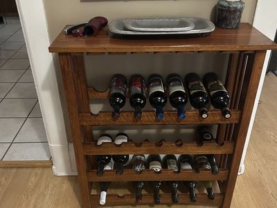 Bassett Mission Style Wine Rack