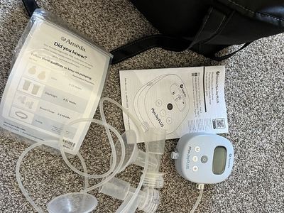 Ameda Mya Joy PLUS Double Electric Breast Pump with HygieniKit Collection Kit & Travel Bag