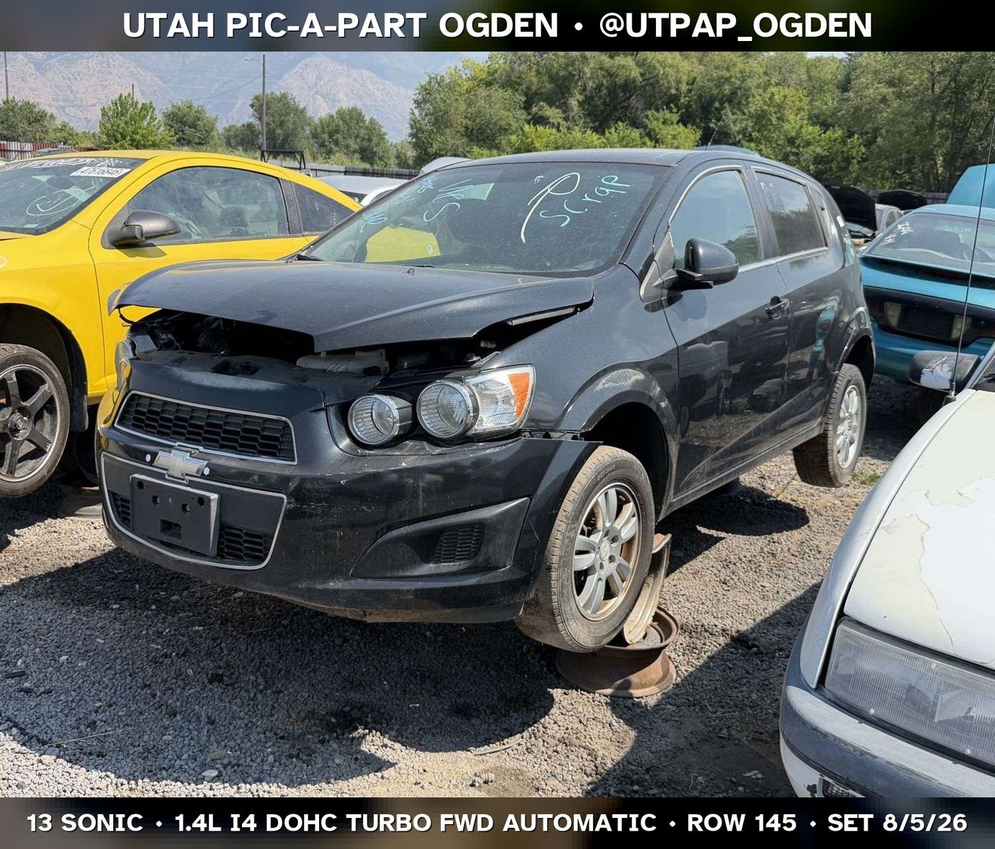 Just In! 2013 Chevrolet Sonic Parts - UTPAP Ogden