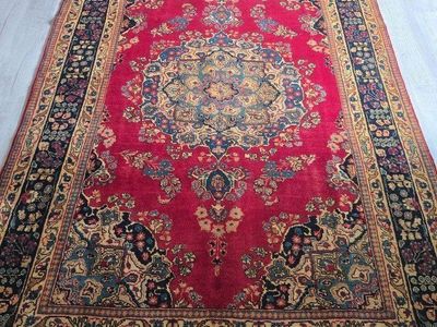 Handknotted Wool Rug, Persian Sabzevar, 6'3" x9'7"