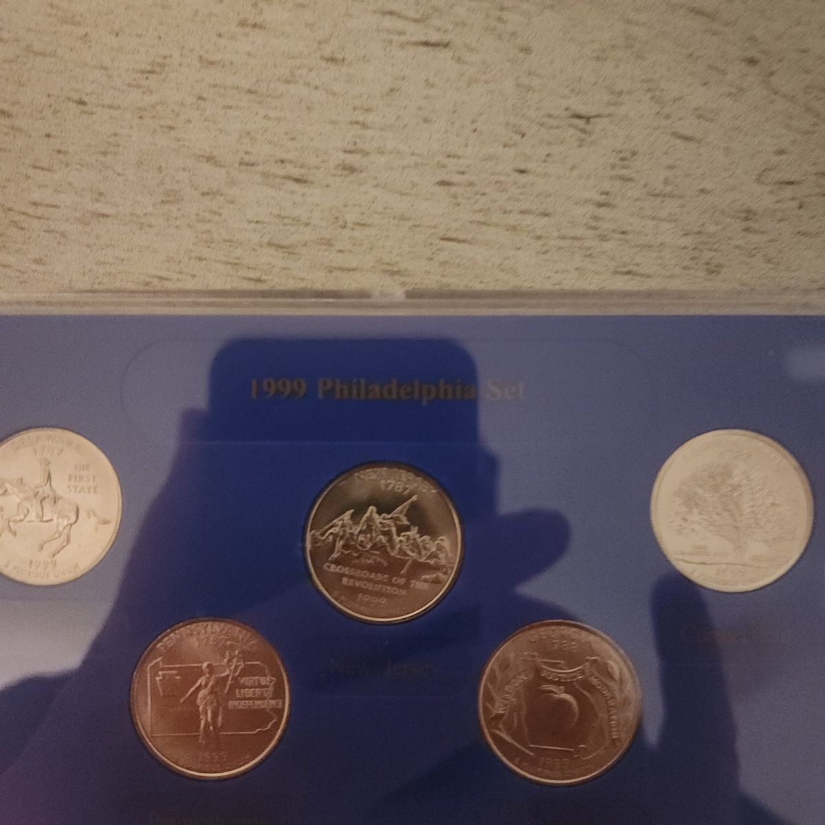 1999 state quarters Philadelphia mint