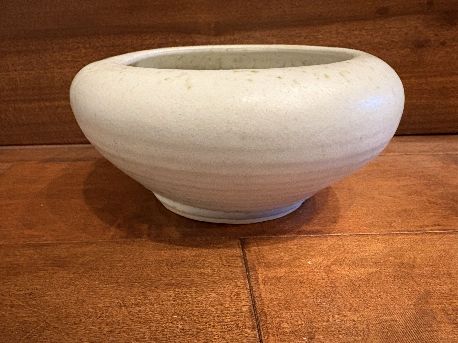 Signed Pottery Bowl That Looks Like Stone