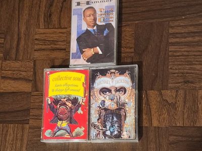 Lot of 3 music cassette tapes