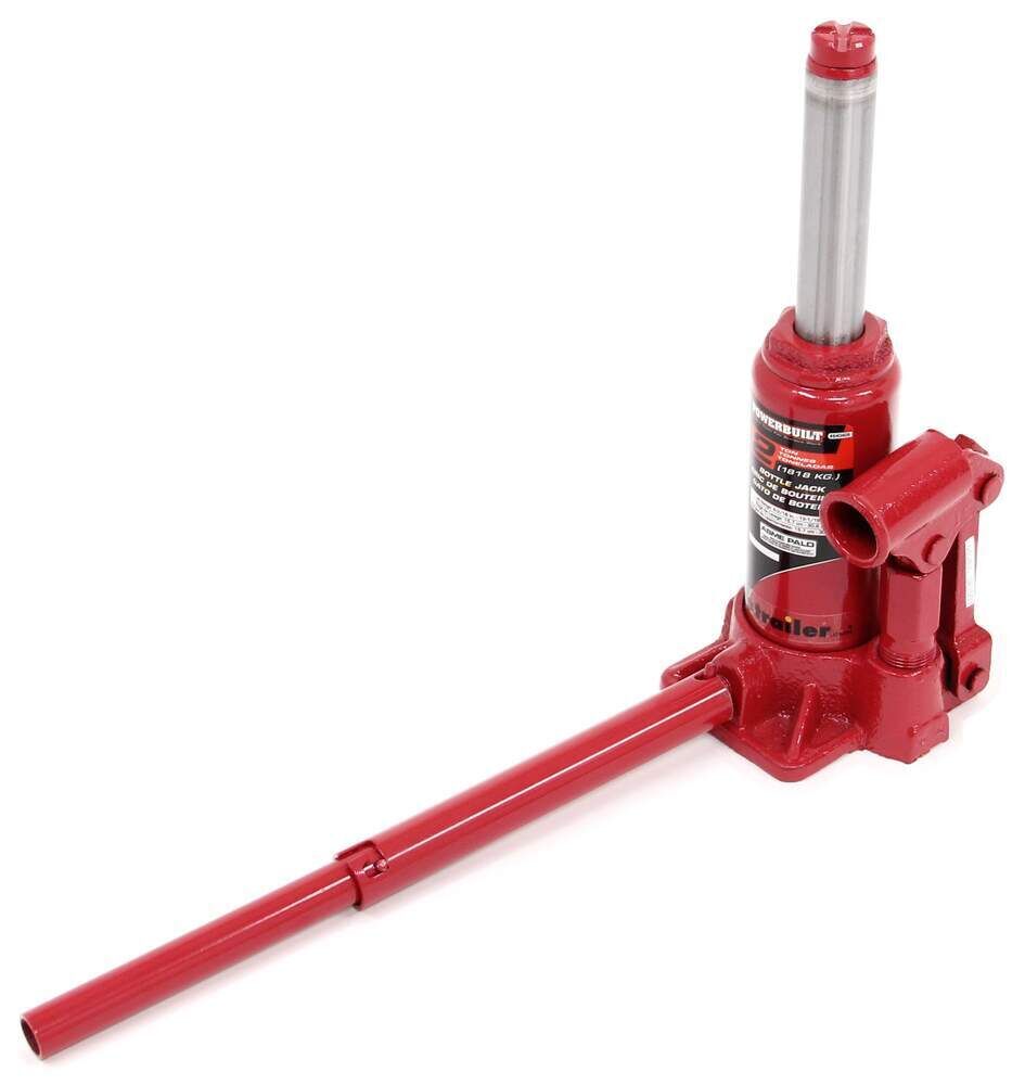 Powerbuilt Bottle Jack - 6-3/16" to 12-1/16" Lift - 2 Tons