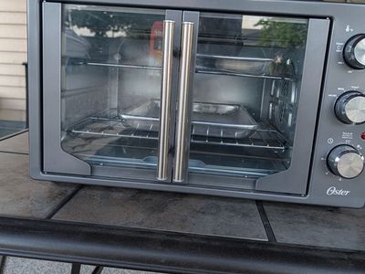 Oster Toaster Oven with Air Fry, Turbo Convect, Broil, Bake, Toast Functions