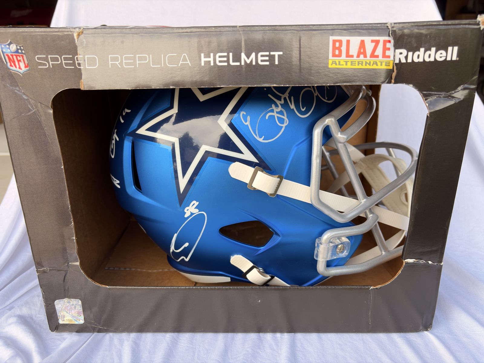 Helmet Dallas Cowboys with COA