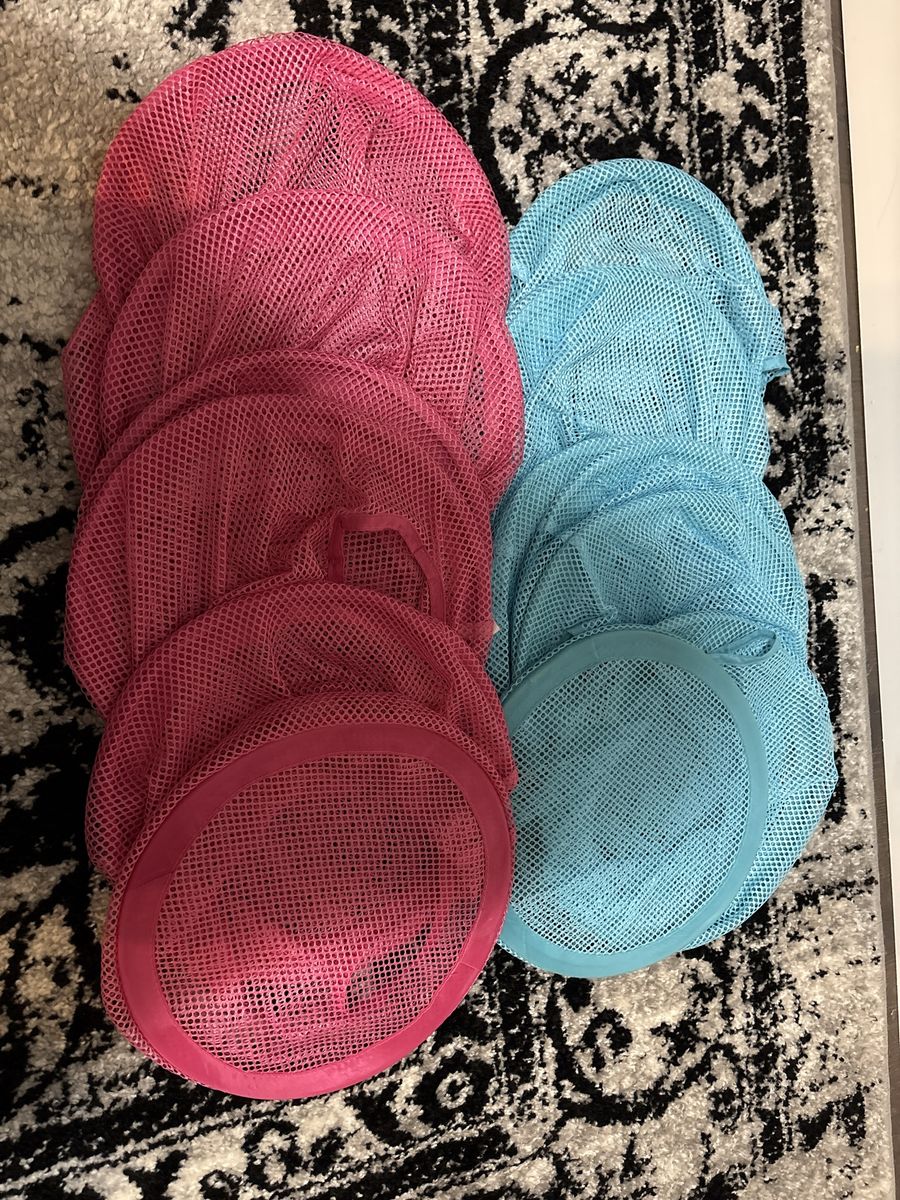 Pop-Up Mesh toy holders - Pink and Blue Set