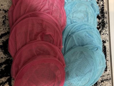 Pop-Up Mesh toy holders - Pink and Blue Set