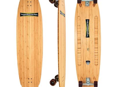 Hamboards Pinger 6'7" Bamboo Longboard Skateboard - Good Condition