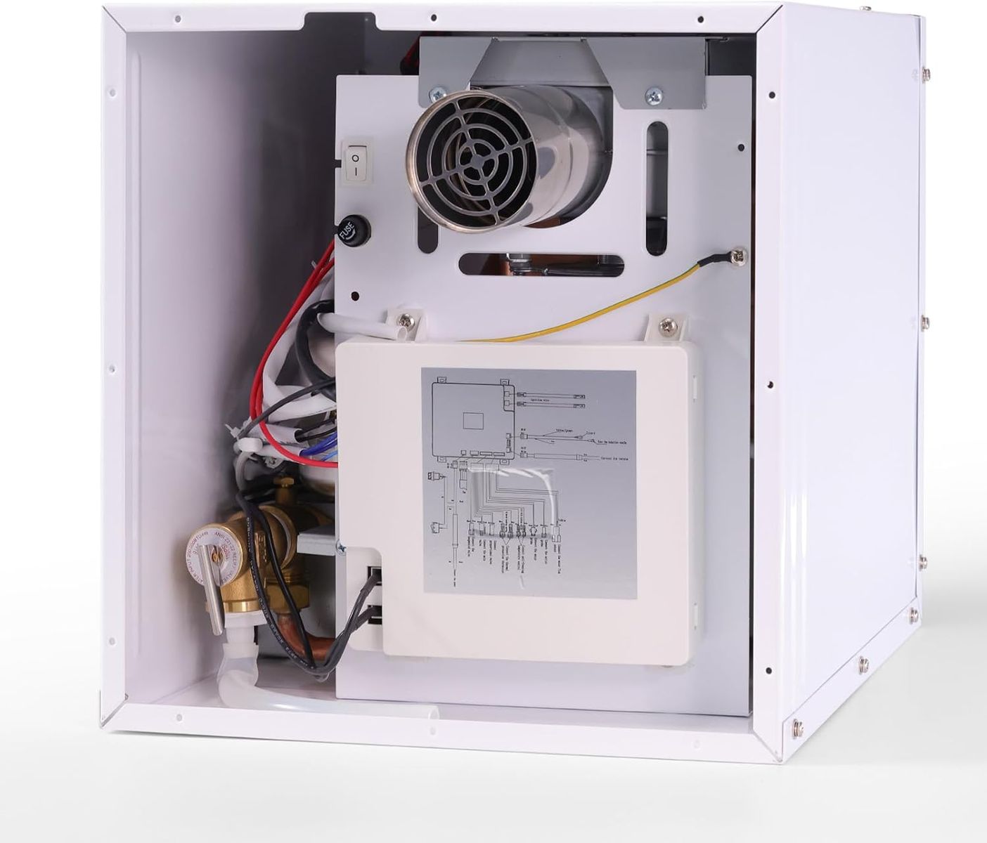 New Gidrox 55000 BTU RV Tankless Water Heater, On-Demand Instant Hot Water Heater, 12V DC, High Altitude Ready