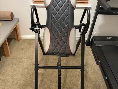 Health Gear Inversion Table Decompression Therapy Back Pain Relief UsedGood Condition