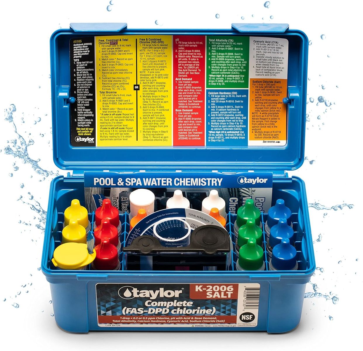 Taylor K-2006-SALT FAS-DPD test kit for Salt pool systems